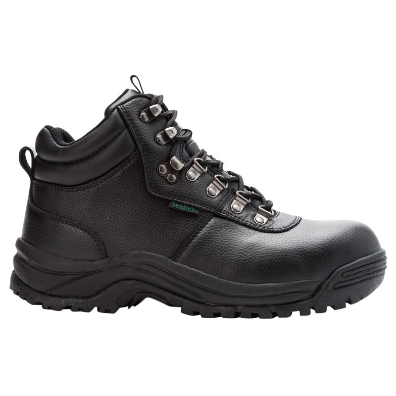 Propet Shoes Men's Shield Walker-Black - Click Image to Close