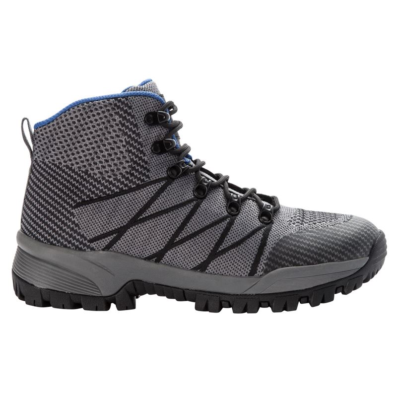 Propet Shoes Men's Traverse-Grey/Black - Click Image to Close