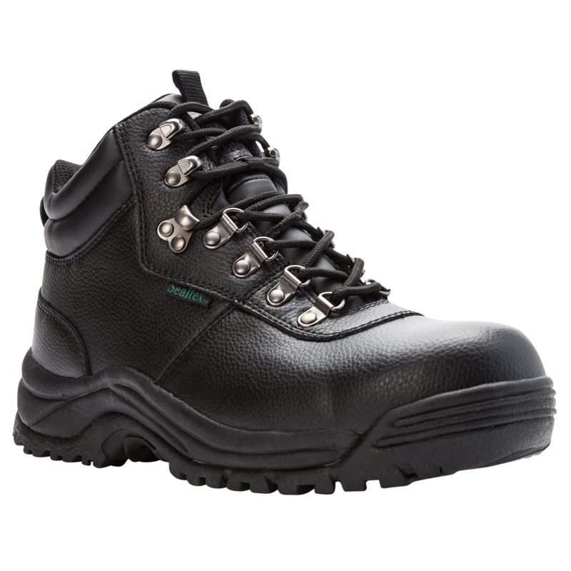 Propet Shoes Men's Shield Walker-Black - Click Image to Close