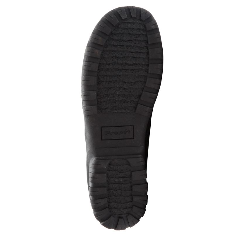 Propet Shoes Women's Delaney Strap-Black Suede - Click Image to Close