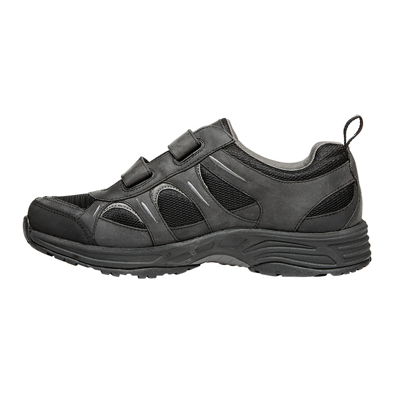 Propet Shoes Men's Connelly Strap-Black - Click Image to Close
