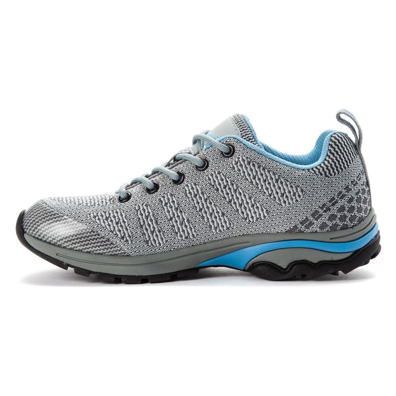 Propet Shoes Women's Petra-Lt Grey/Lt Blue - Click Image to Close