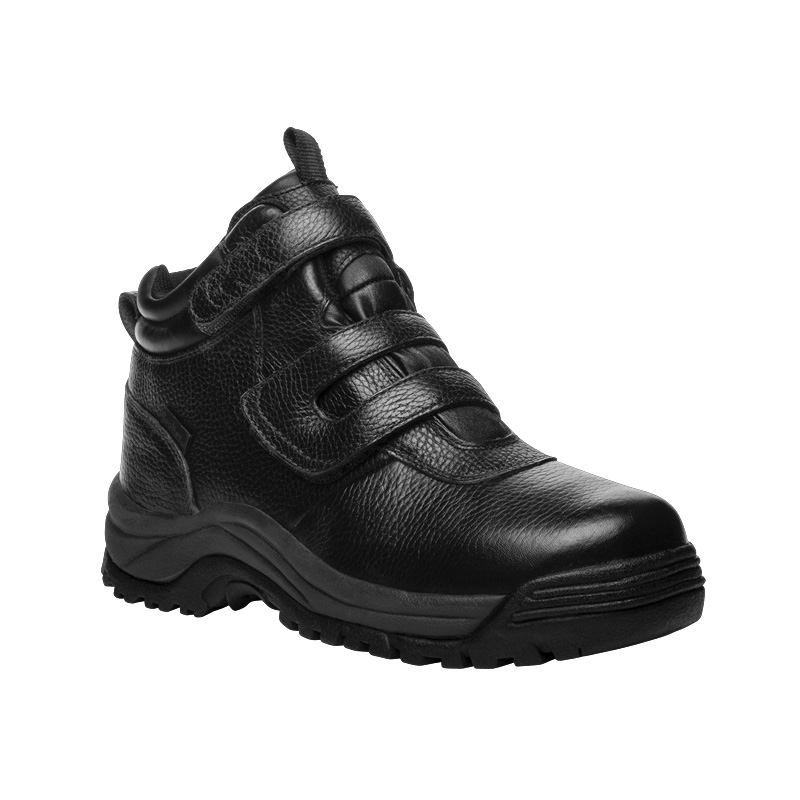 Propet Shoes Men's Cliff Walker Strap-Black