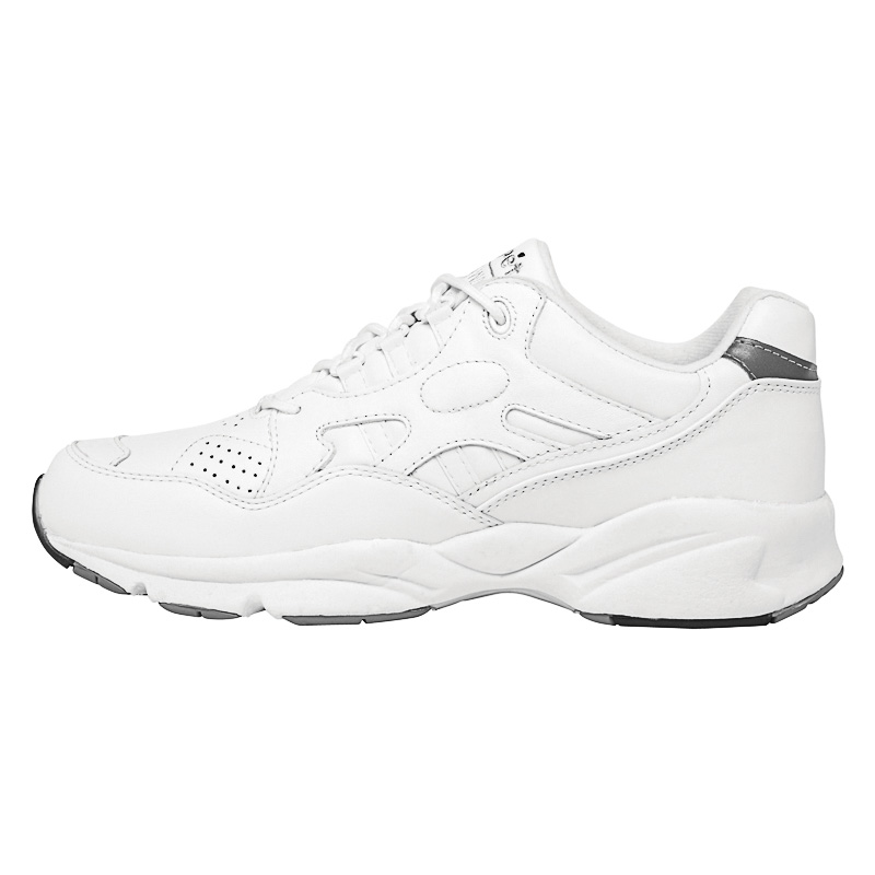 Propet Shoes Men's Stability Walker-White - Click Image to Close