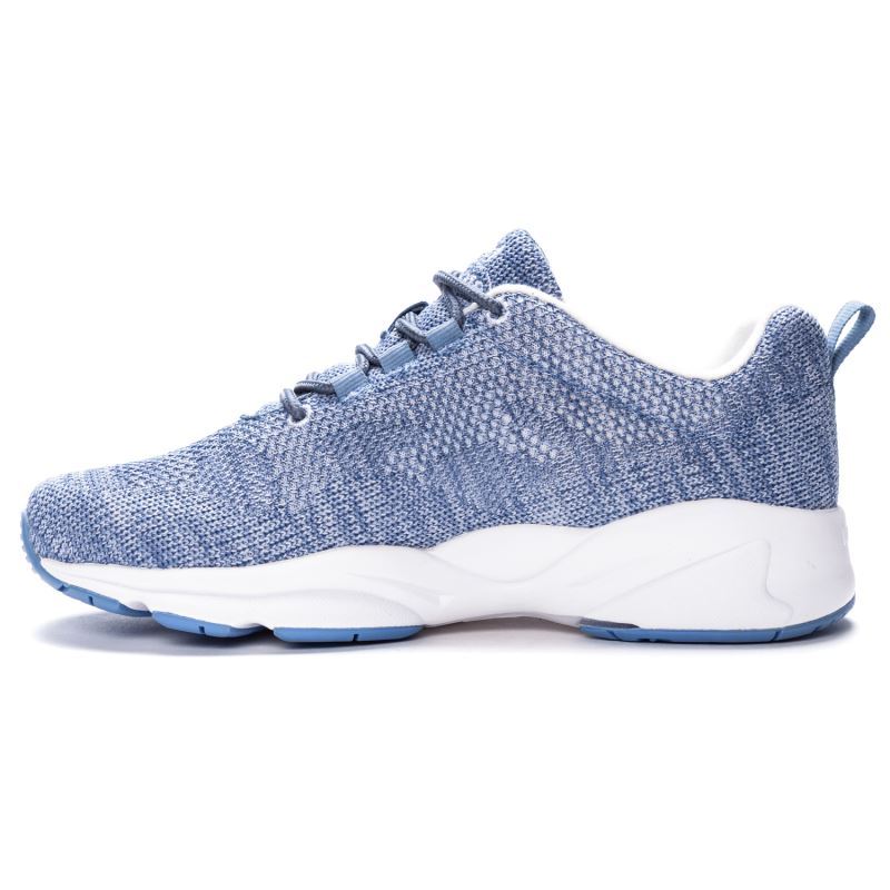 Propet Shoes Women's Stability Fly-Denim/White