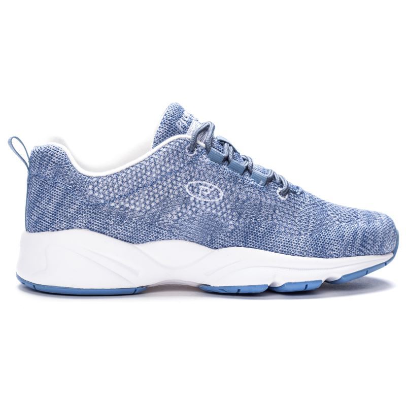 Propet Shoes Women's Stability Fly-Denim/White