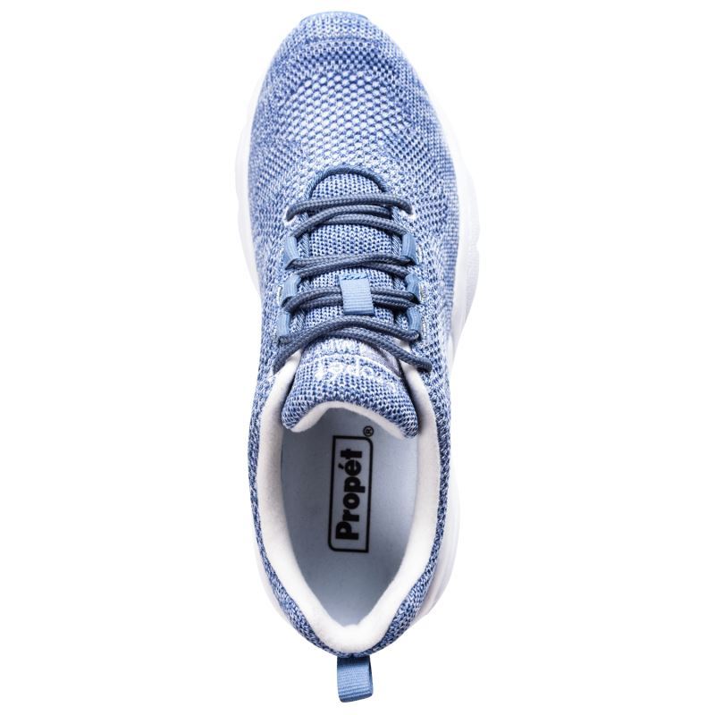 Propet Shoes Women's Stability Fly-Denim/White