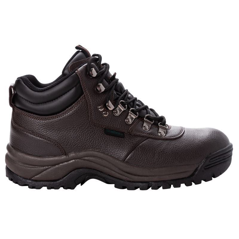 Propet Shoes Men's Shield Walker-Bronco Brown - Click Image to Close