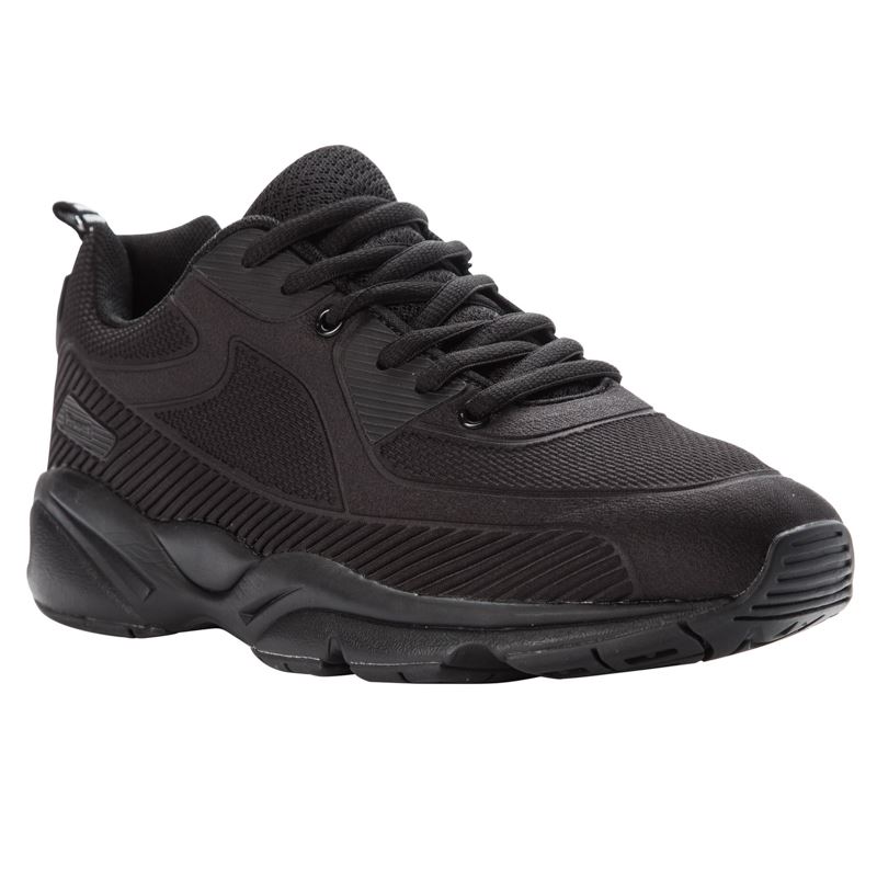 Propet Shoes Men's Stability Laser-Black