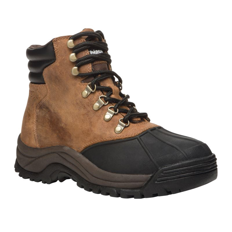 Propet Shoes Men's Blizzard Mid Lace-Brown/Black