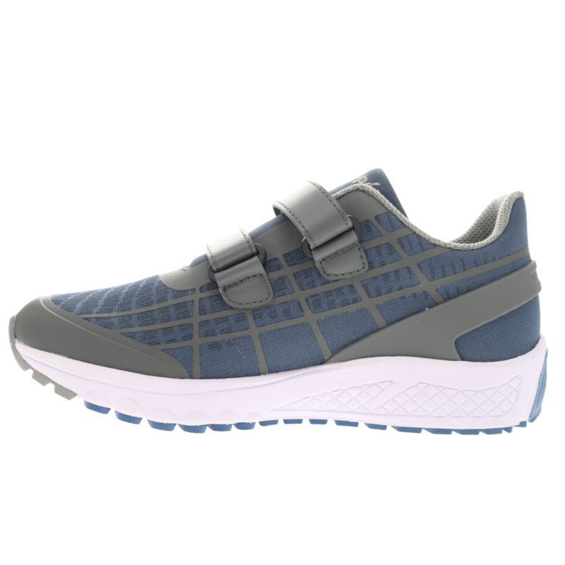 Propet Shoes Women's Propet One Twin Strap-Grey/Blue