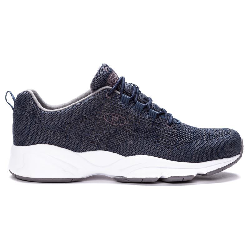 Propet Shoes Men's Stability Fly-Navy/Grey - Click Image to Close