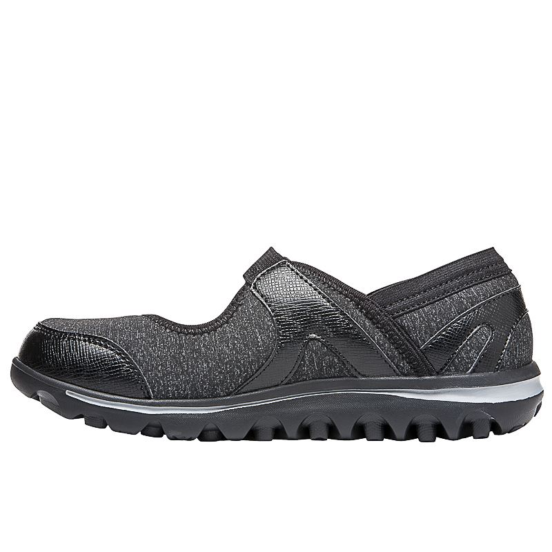 Propet Shoes Women's Onalee-Grey/Black - Click Image to Close