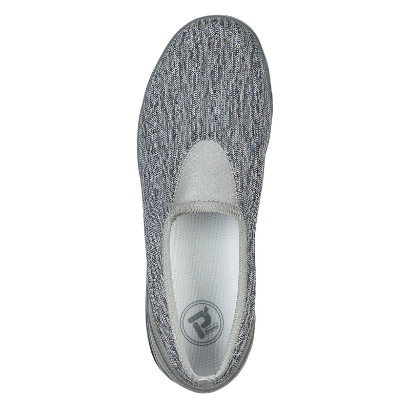 Propet Shoes Women's TravelActive Slip-On-Black/White Heather - Click Image to Close