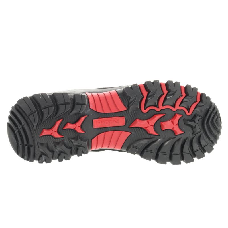 Propet Shoes Men's Ridge Walker-Black/Red