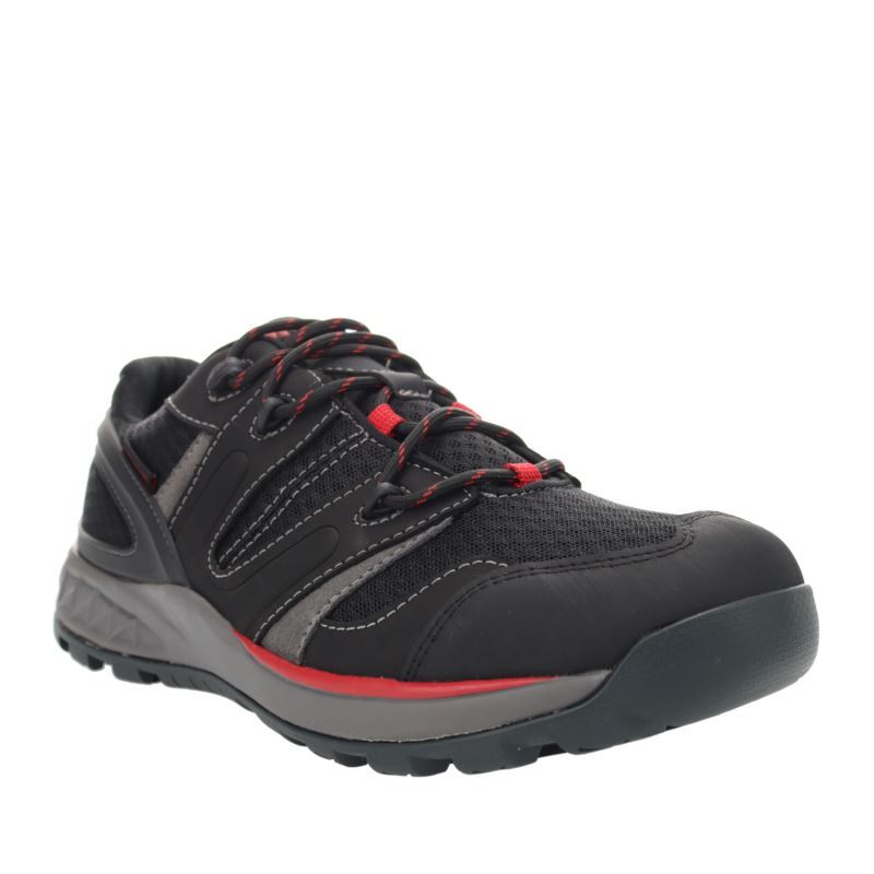 Propet Shoes Men's Vercors-Black/Red