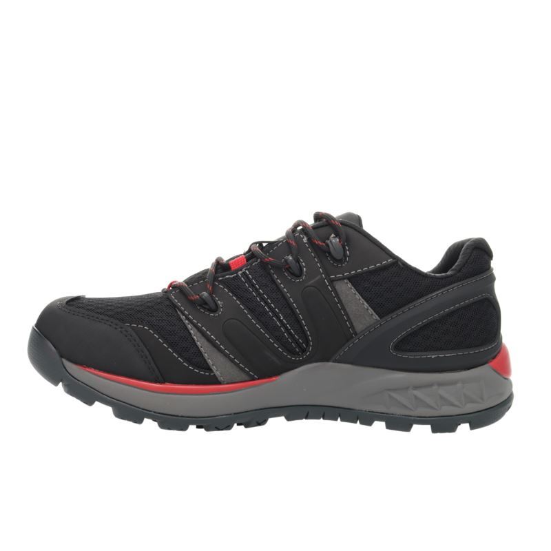 Propet Shoes Men's Vercors-Black/Red - Click Image to Close