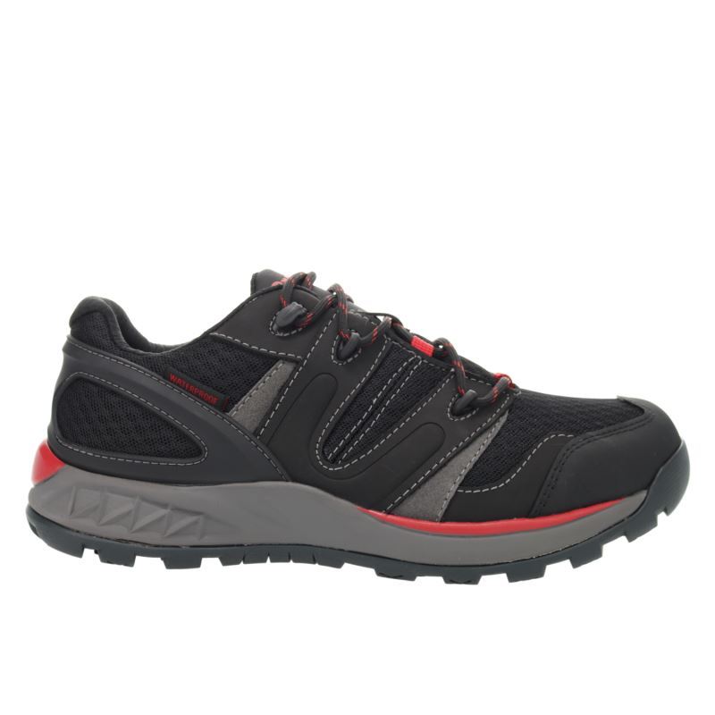 Propet Shoes Men's Vercors-Black/Red