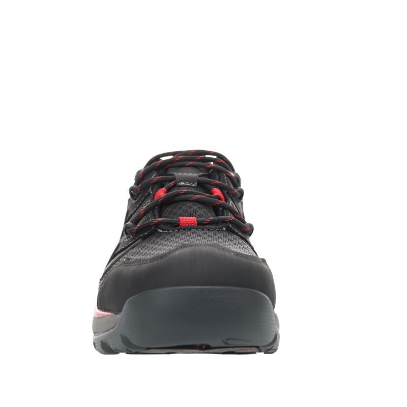 Propet Shoes Men's Vercors-Black/Red