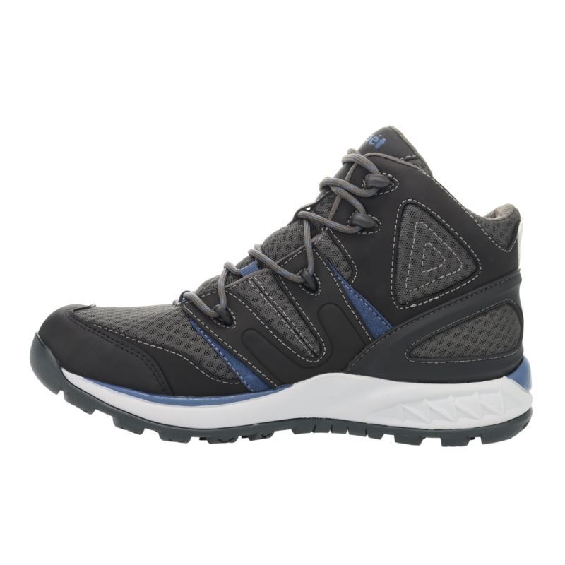 Propet Shoes Men's Veymont-Grey/Blue - Click Image to Close