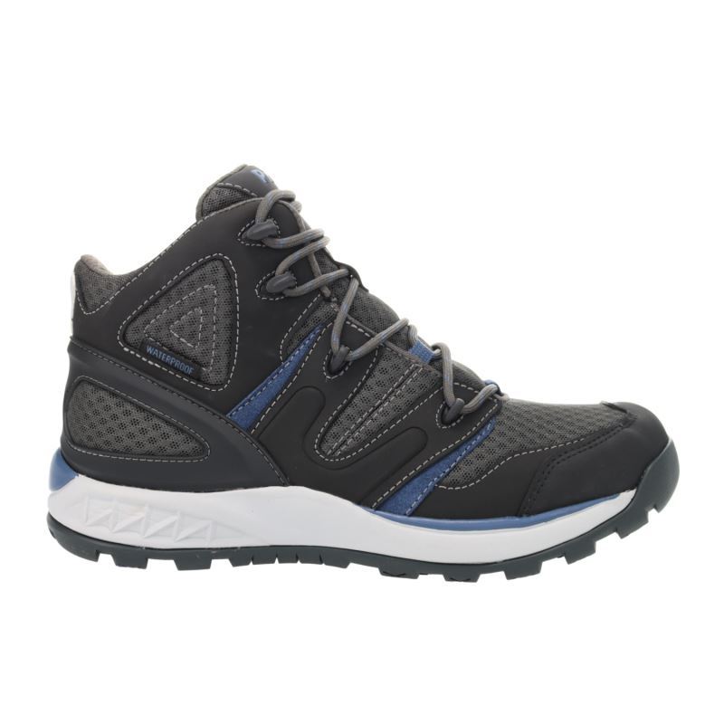 Propet Shoes Men's Veymont-Grey/Blue - Click Image to Close