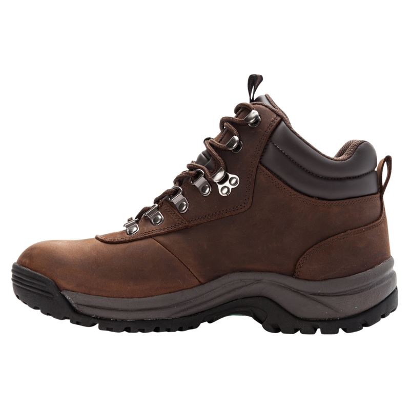 Propet Shoes Men's Cliff Walker-Brown Crazy Horse