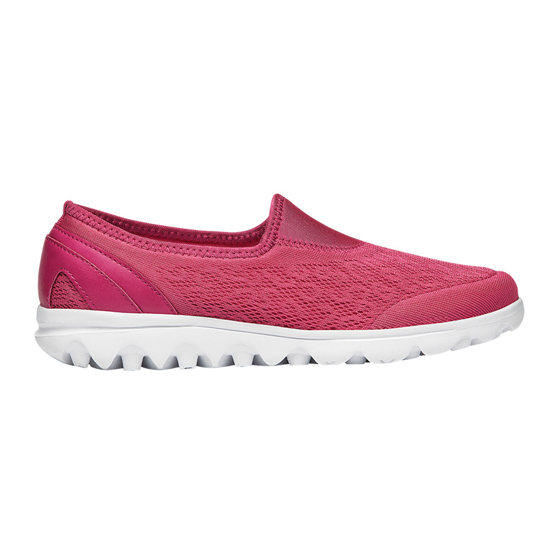 Propet Shoes Women's TravelActive Slip-On-Watermelon Red