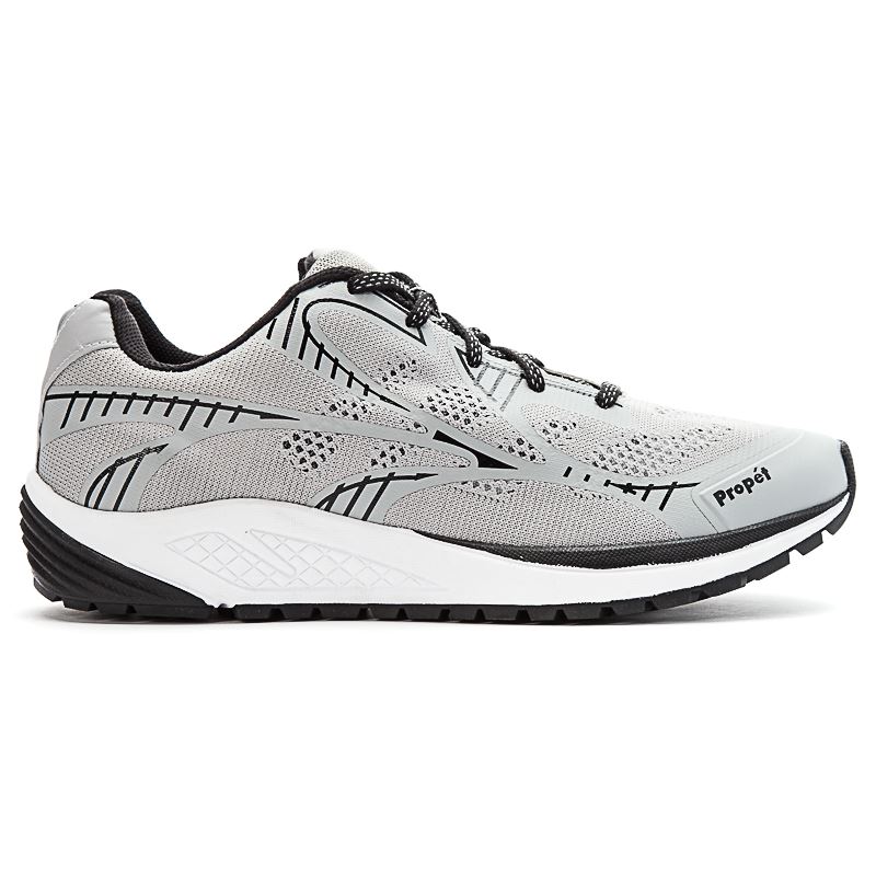 Propet Shoes Men's Propet One LT-Silver/Black