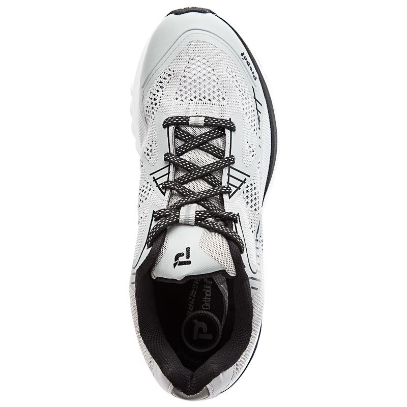 Propet Shoes Men's Propet One LT-Silver/Black