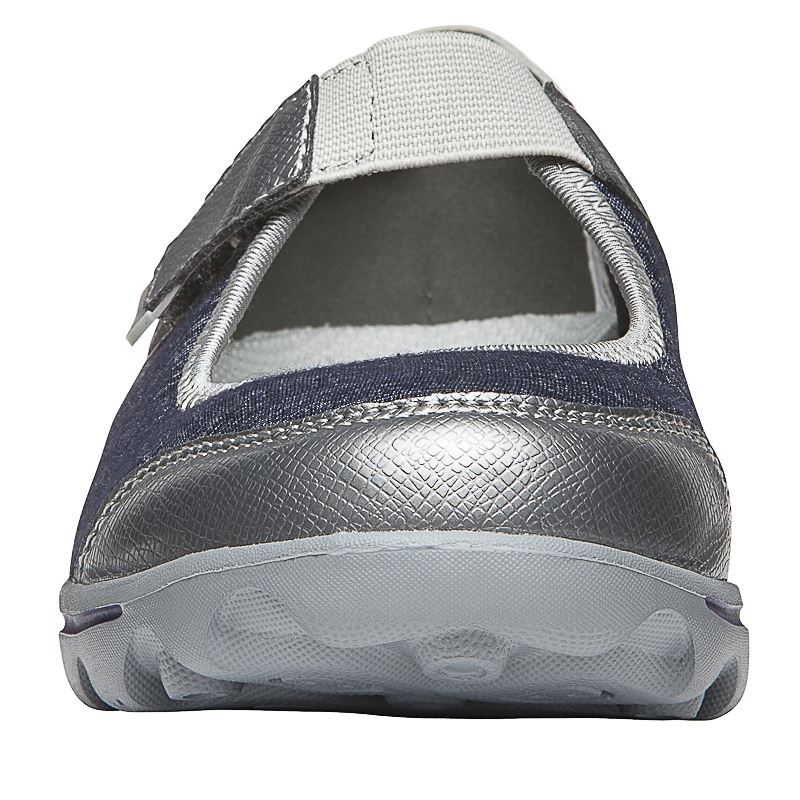 Propet Shoes Women's Onalee-Blue/Silver - Click Image to Close