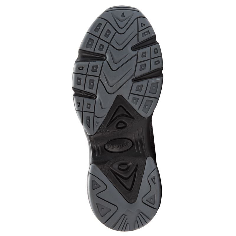 Propet Shoes Men's Stability Fly-Dk Grey/Lt Grey