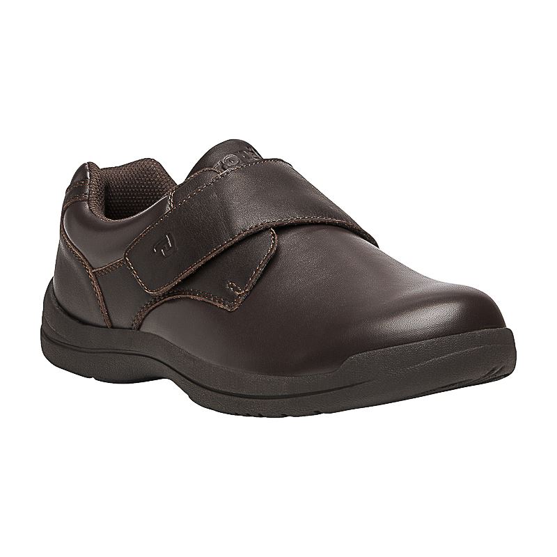 Propet Shoes Men's Marv Strap-Brown