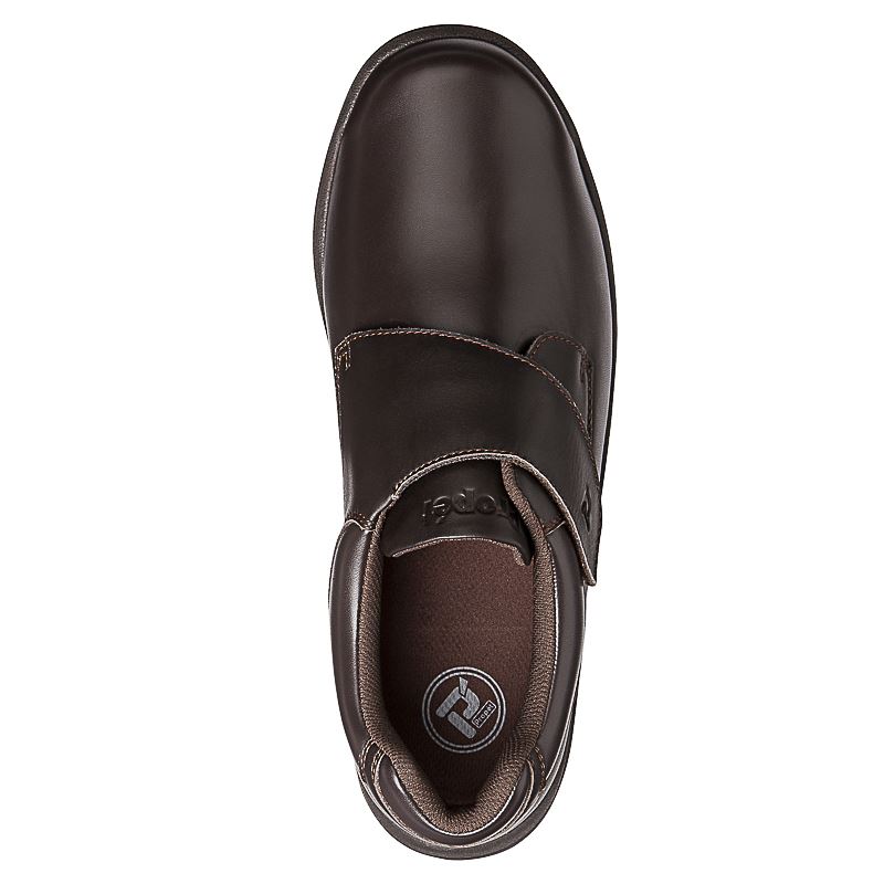 Propet Shoes Men's Marv Strap-Brown - Click Image to Close