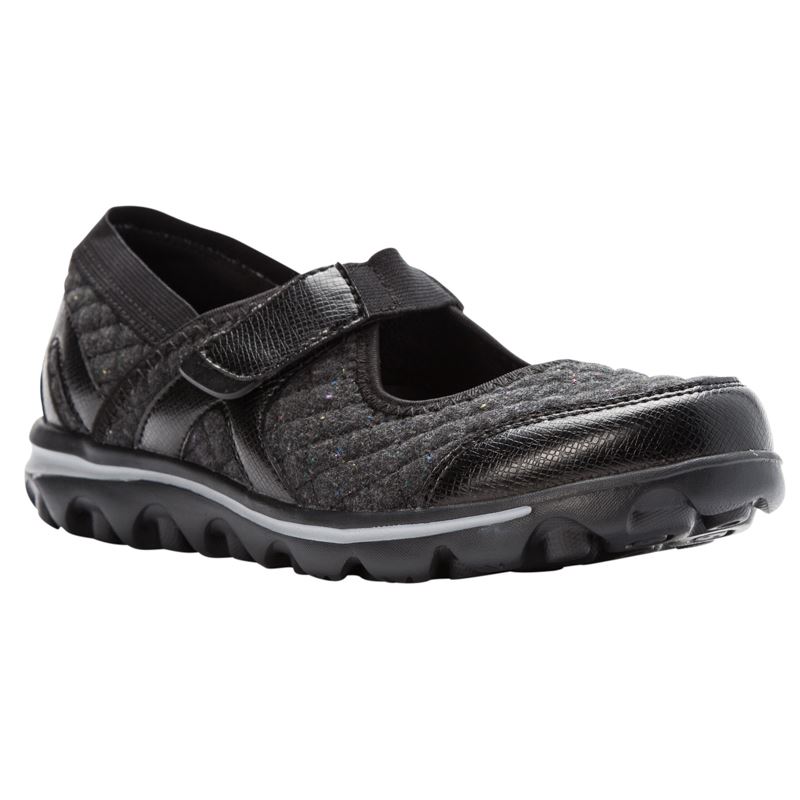 Propet Shoes Women's Onalee-Black Quilt