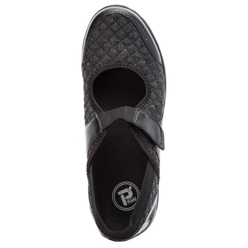 Propet Shoes Women's Onalee-Black Quilt