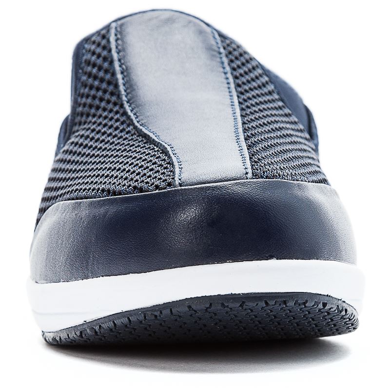 Propet Shoes Women's Washable Walker Slide-Silver Mesh - Click Image to Close