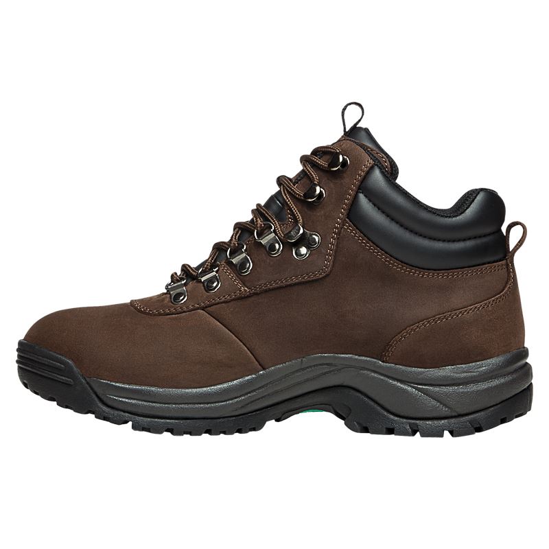 Propet Shoes Men's Cliff Walker-Brown NUBUCK - Click Image to Close