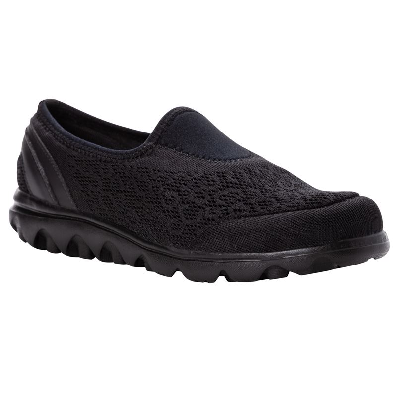 Propet Shoes Women's TravelActive Slip-On-All Black