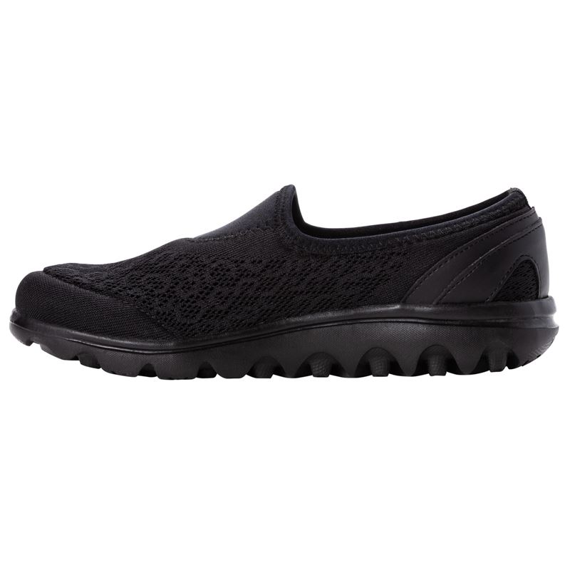 Propet Shoes Women's TravelActive Slip-On-All Black