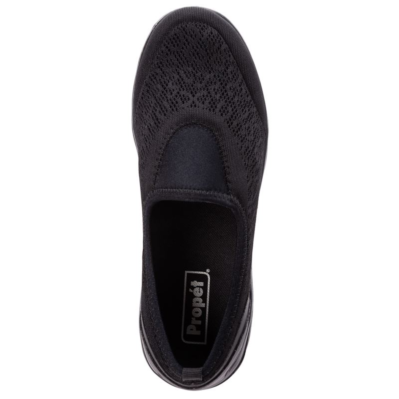 Propet Shoes Women's TravelActive Slip-On-All Black