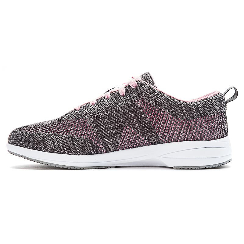 Propet Shoes Women's Washable Walker Evolution-Grey/Pink - Click Image to Close