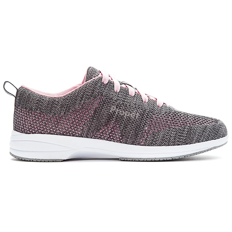 Propet Shoes Women's Washable Walker Evolution-Grey/Pink