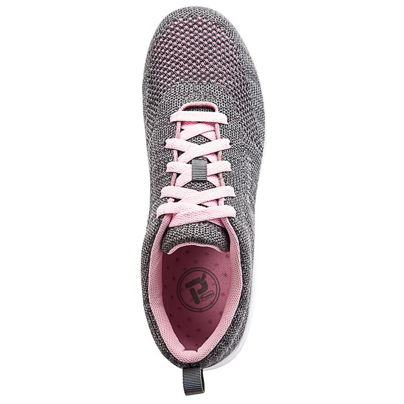 Propet Shoes Women's Washable Walker Evolution-Grey/Pink