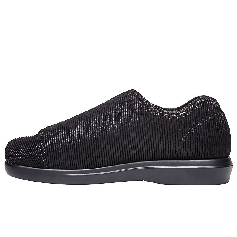 Propet Shoes Women's Cush'n Foot-Black Corduroy - Click Image to Close