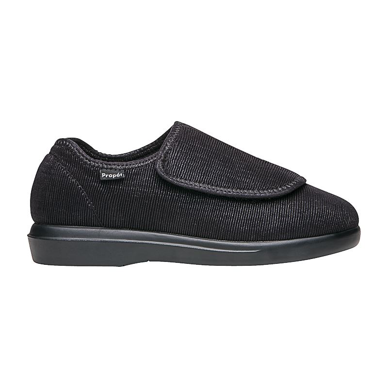 Propet Shoes Women's Cush'n Foot-Black Corduroy - Click Image to Close