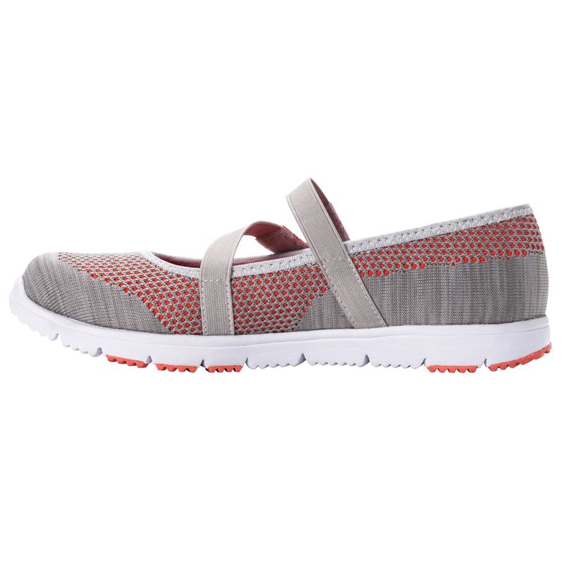 Propet Shoes Women's TravelWalker™ EVO Mary Jane-Lt Grey - Click Image to Close