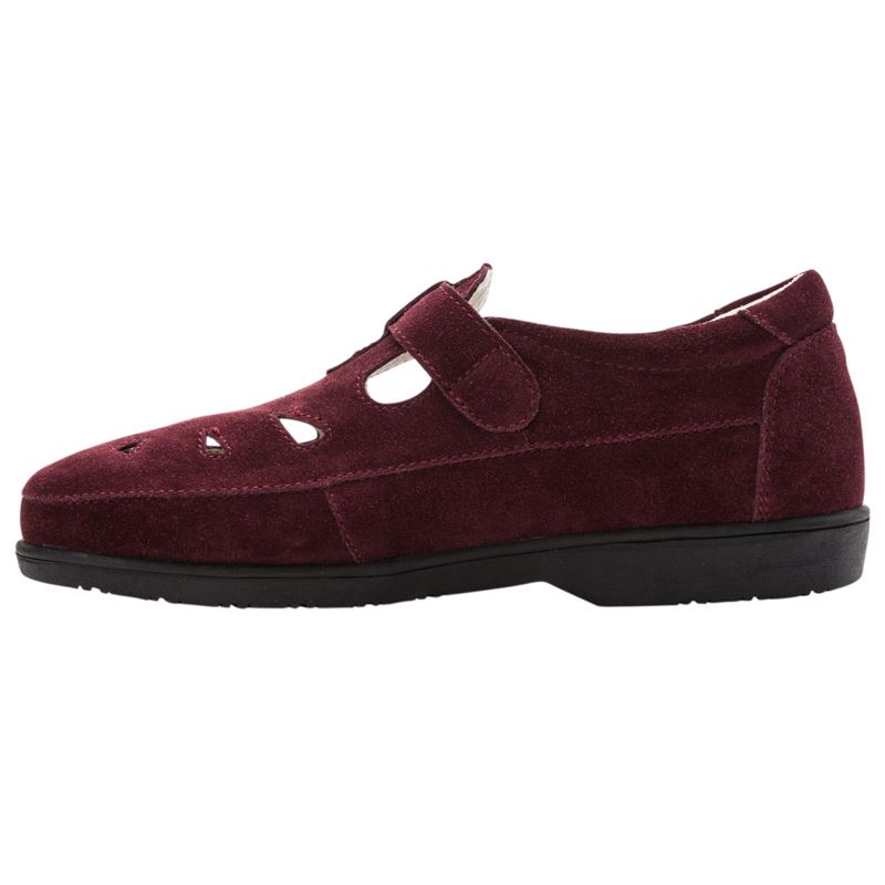 Propet Shoes Women's Ladybug-Wine Suede - Click Image to Close