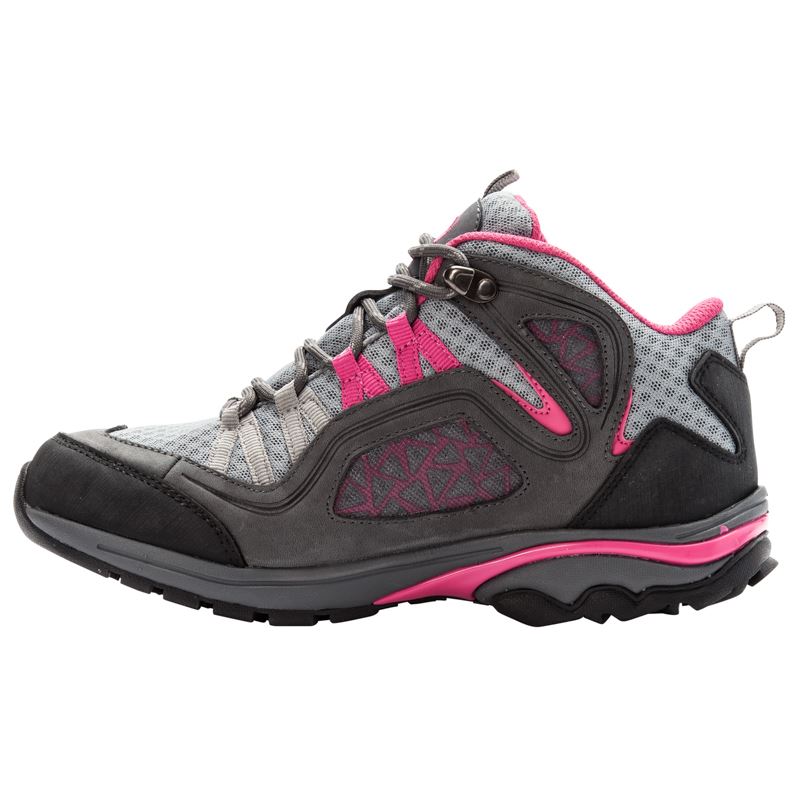 Propet Shoes Women's Propet Peak-Grey/Berry