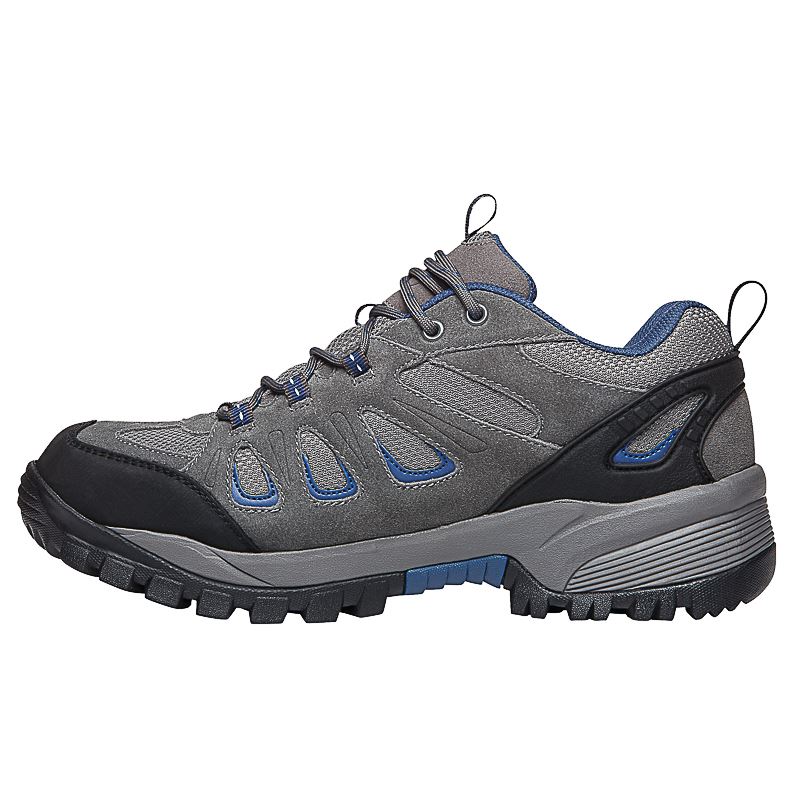 Propet Shoes Men's Ridge Walker Low-Grey/Blue