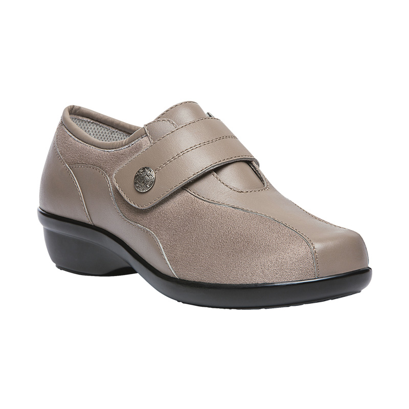 Propet Shoes Women's Diana Strap-Taupe - Click Image to Close
